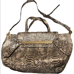 Justfab snake skin print purse